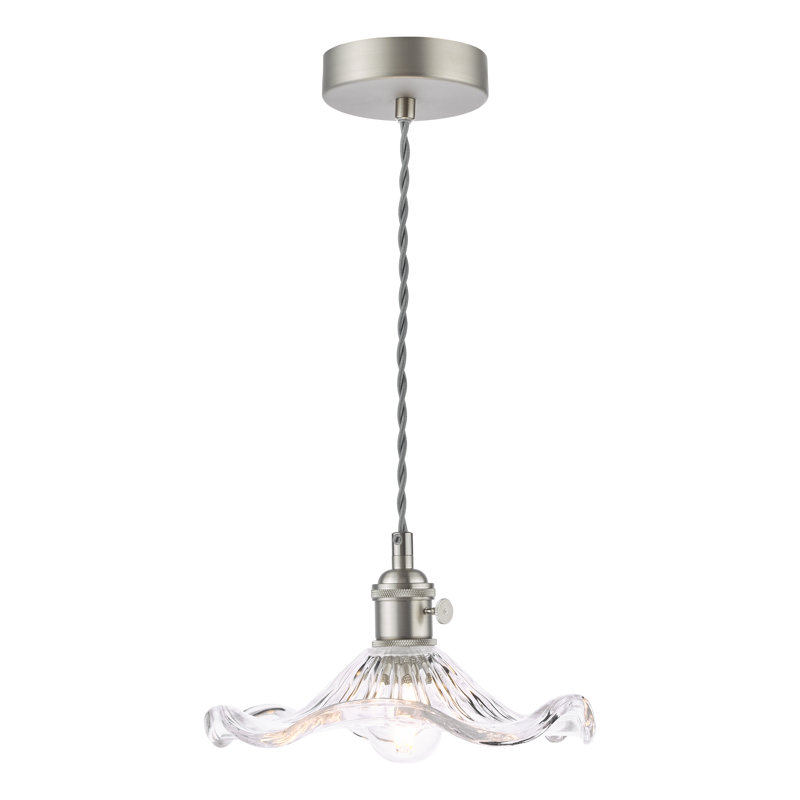 Hadano 1LT SUSPENSION CW CLR WAVY GLS, Antique Chrome