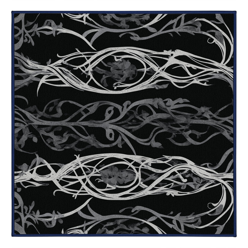 Phantom Lace Rug, Square 3'