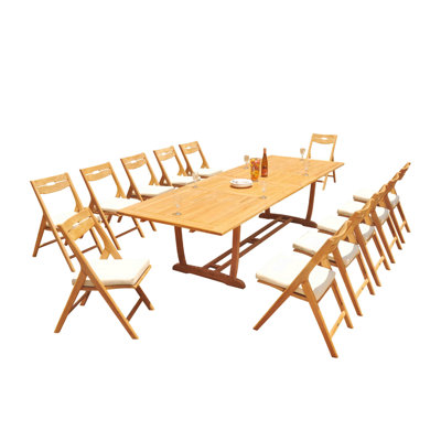 Ensemble de salle à manger rectangulaire pour 12 personnes 125 po Cimara