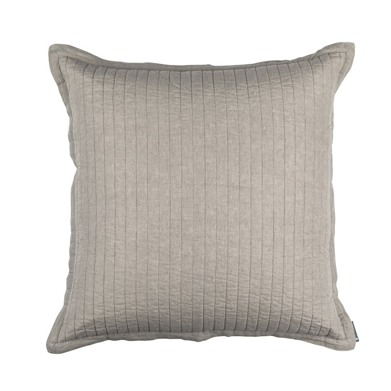 Tessa Linen Euro Pillow Cover & Insert, Raffia