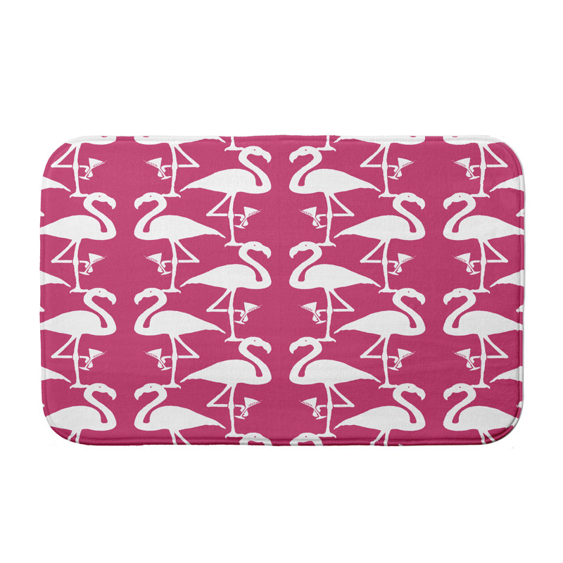 Tapis de bain Lyndsey, l 21 po x L 34 po, Blanc
