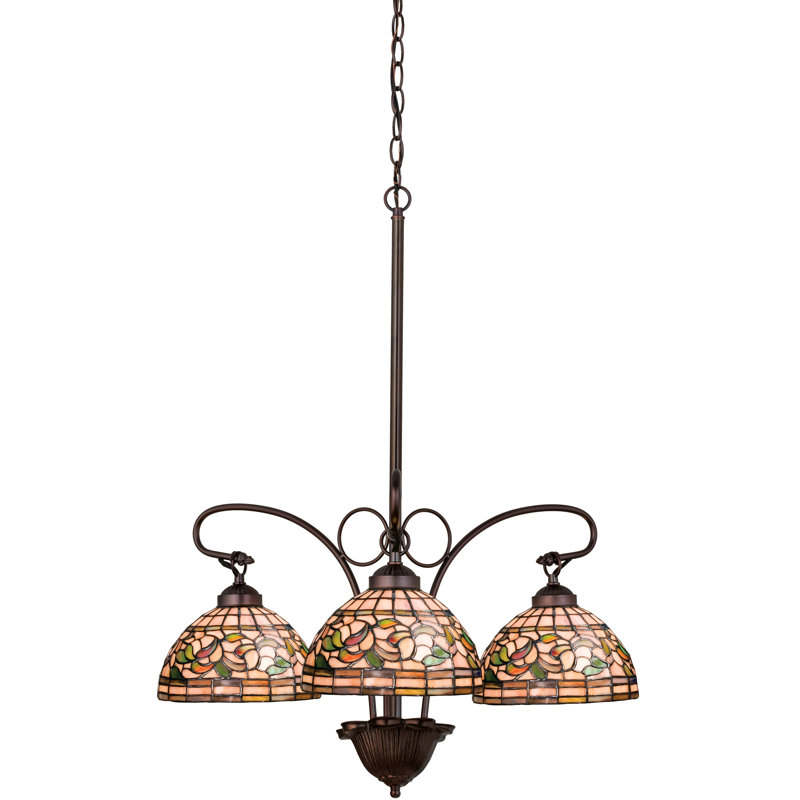 Tiffany 3 - Light Chandelier