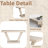 60"Long Distressed  2-Tier Wooden Console Table-1034596157
