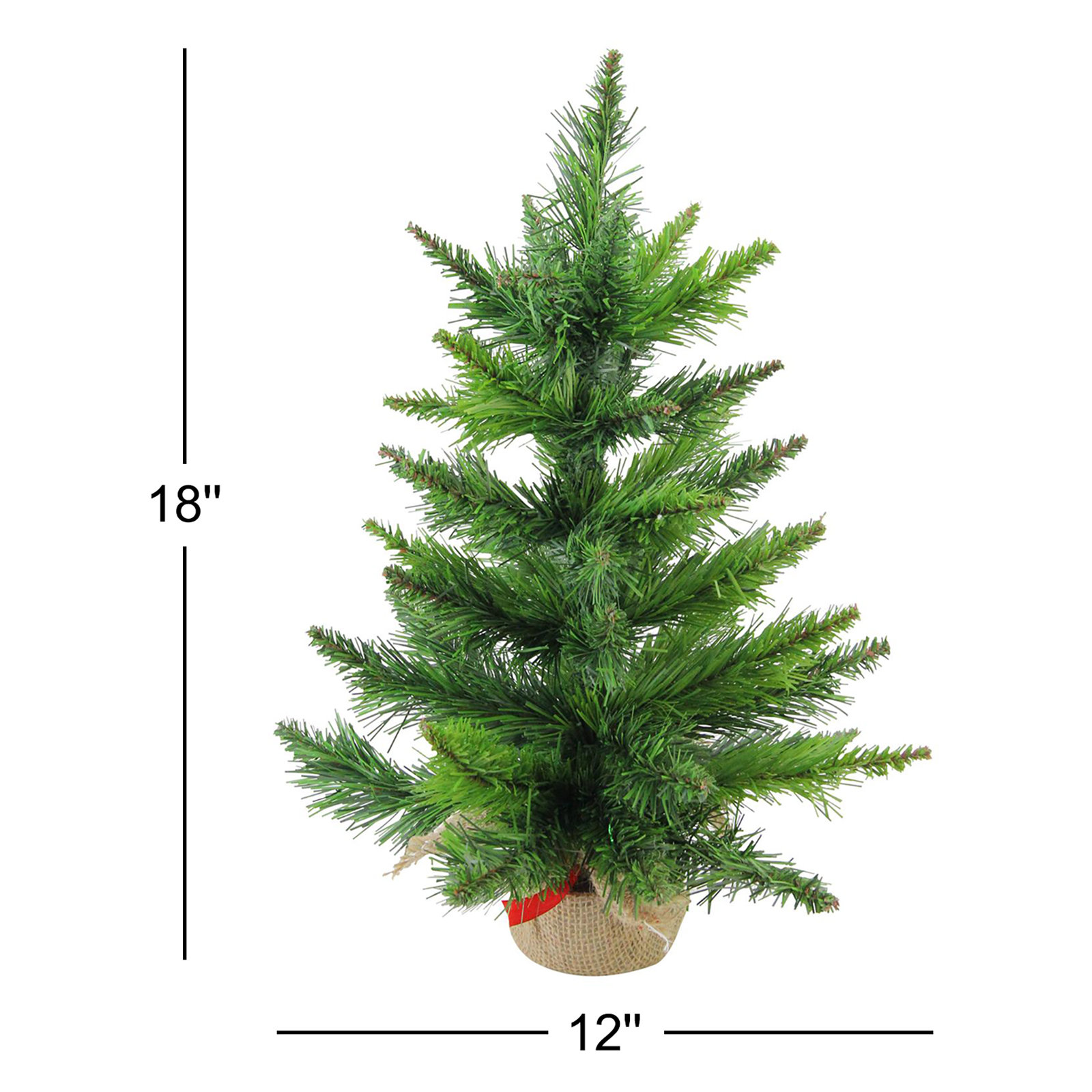 Balsam Pine Christmas Tree, 1.5' H