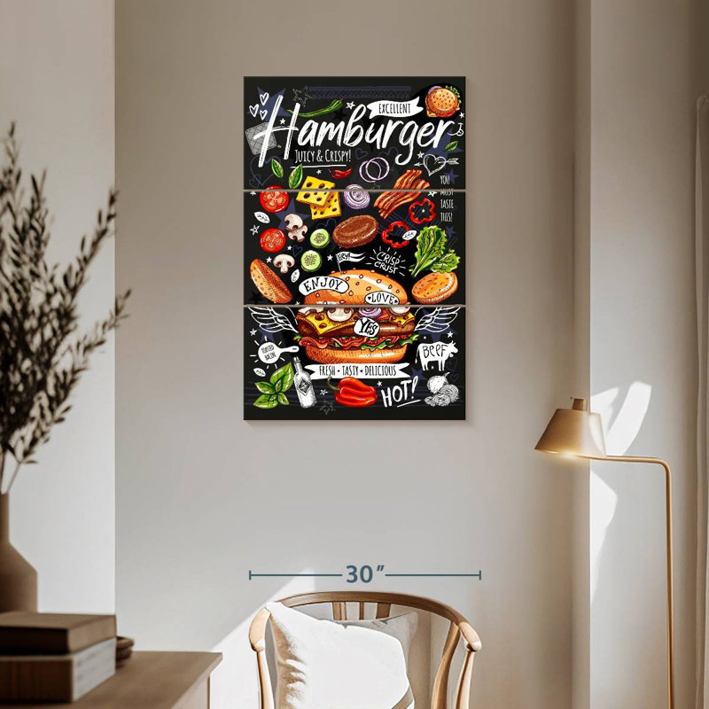 Yarlin Special Hamburger, 57" H x 36" W
