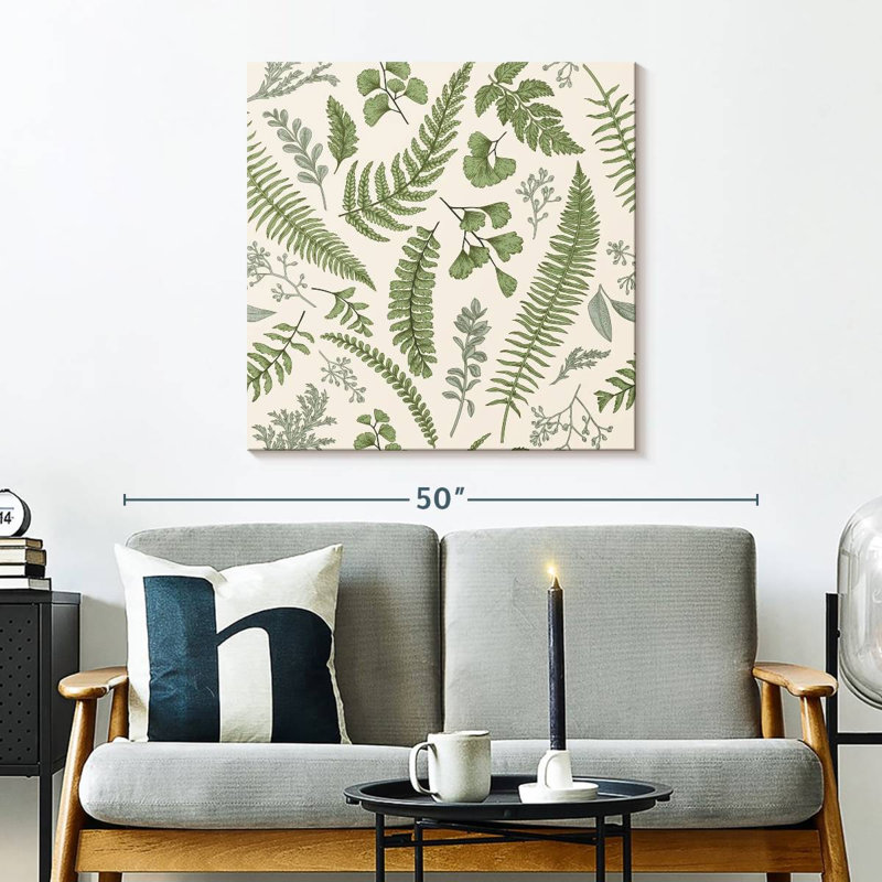 Motif de feuilles de plantes Harnek