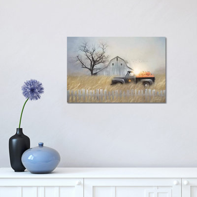 Fall Pumpkin Harvest by Lori Deiter - Wrapped Canvas Print