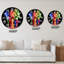 Horloge murale arc-en-ciel-587530272