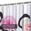 Rideau de douche imperméable à motif floral avec 12 crochets-1643848683