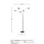 Jodana 95'' Silver Tree Floor Lamp