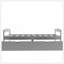 Lit plateforme simple avec deux tiroirs-115693396