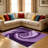 Purple Abstract Swirl area rugs for Living Room, Soft and Comfortable, Suitable for all seasons, easy to maintain, machine washable Indoor floor mat, Under Table Farmhouse suitable for Bedroom, Dining Room, Study, Patio, Balcony, Home Decor-564087184