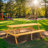 8 - Person Solid Wood Patio Dining Set Rectangular Table-1895621360