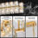 80-Light 72"L Dimmable Square / Rectangle Crystal Cup Chandelier with Crystal Accents(Bulbs Included)
