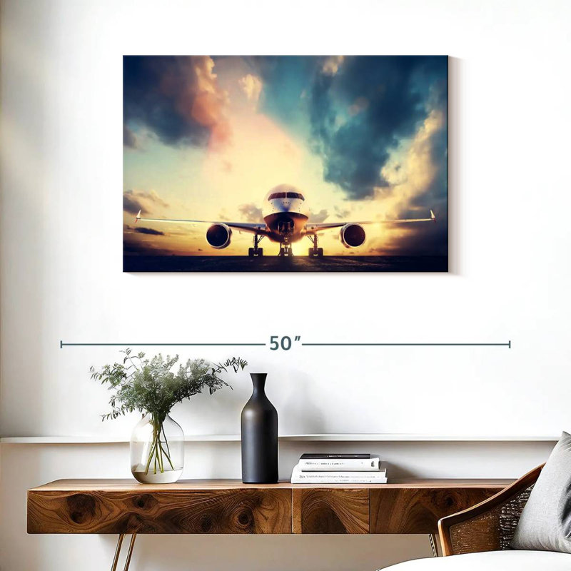 Mehar Grounded Jet, 24" H x 36" W