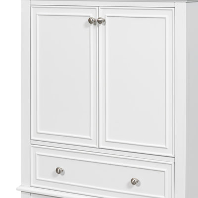 Ensemble de meuble-lavabo de 30 po avec lavabo, armoire de salle de bain multifonctionnelle avec portes et tiroir, cadre solide et panneau de fibres à densité moyenne, vert