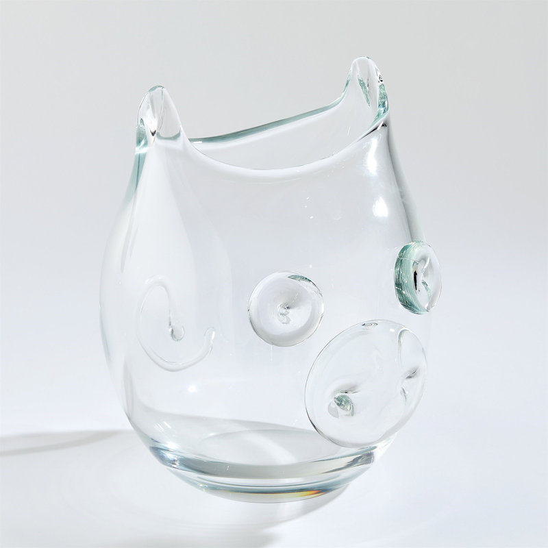 Piggy Handmade Glass Table Vase
