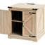 Table d'appoint de 61 cm (24 pouces), meuble de rangement intégré, prises électriques, grand espace de rangement pour lunettes de soleil, double plateau relevable, idéale pour les petits espaces.