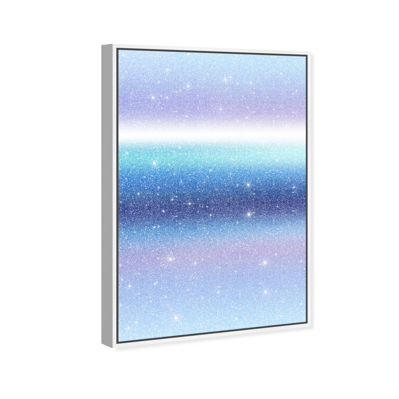 Moonlit Gradient Print by Oliver Gal, 37"H x 25"W, White Floater Frame