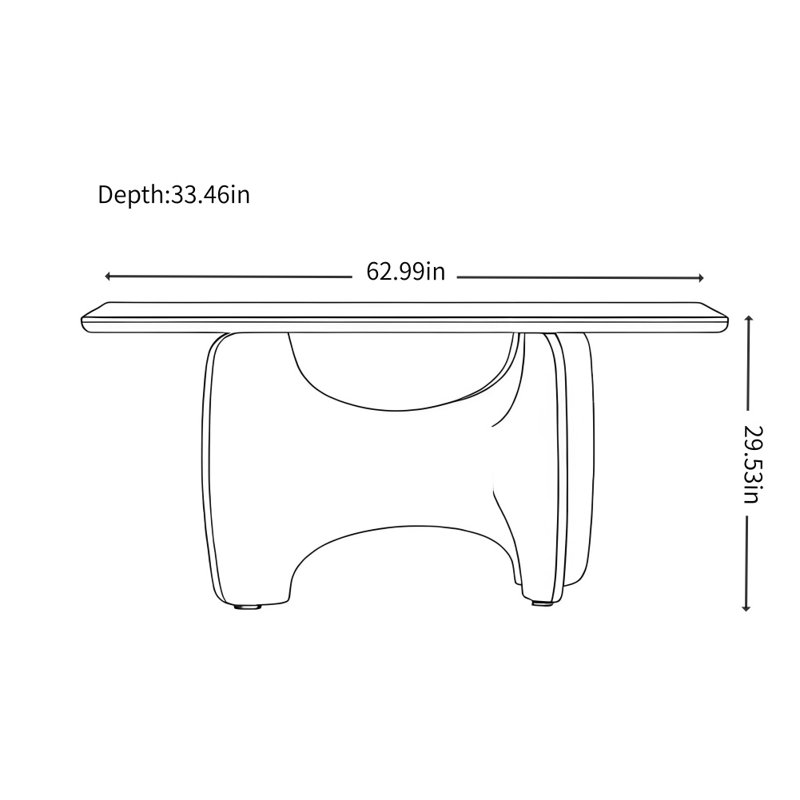 Table de salle à manger simple et légère