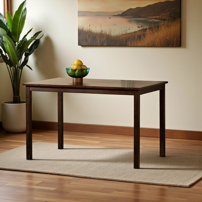 Empress dining table with modern design in Brown, 29.2'' H X 47.54'' W X 29.79'' D