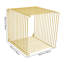 Table d'appoint carrée, table d'appoint polyvalente en fer, table de bout carrée-597416035