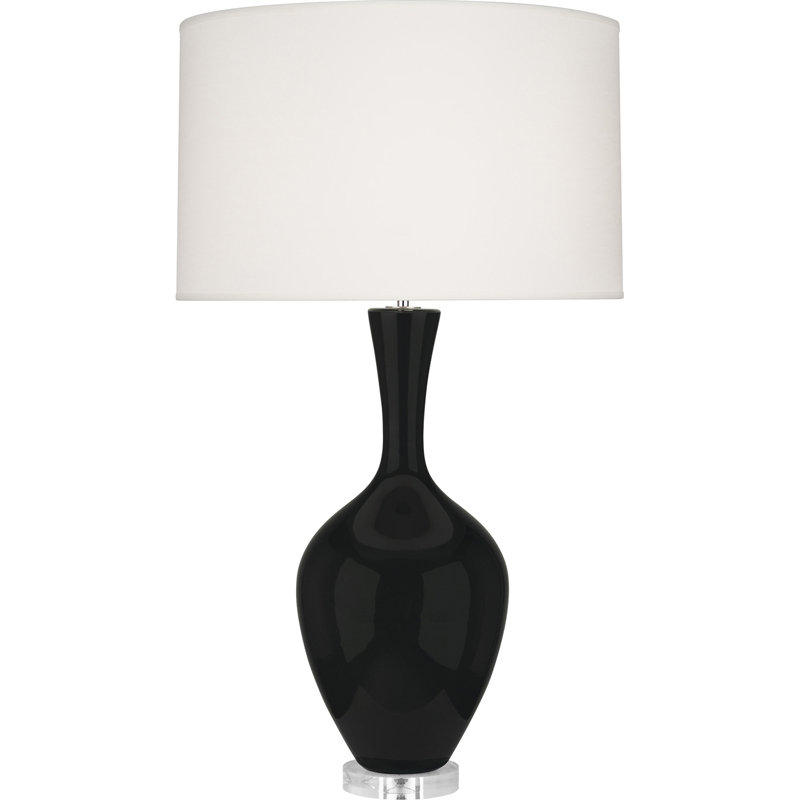 Audrey Table Lamp, Obsidian