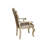 Miranda Collection Gold Finish Pedestal 7-Piece Dining Set