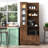 Kitchen Pantry with pull-out multi-tier storage shelf and 3 Doors