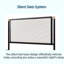 Structure de lit double avec tête de lit en tissu matelassé blanc-686028323