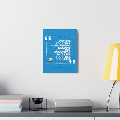 Together Is Success - Wrapped Canvas Print