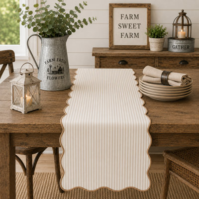 Chemin de table 16 po x 72 po Natural