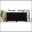 Ensemble de meuble-lavabo 72 po avec lavabos doubles (séparés), lavabos doubles en céramique, portes à fermeture en douceur et tablette réglable - Armoire de rangement espresso rétro pour une organisation élégante de la salle de bain