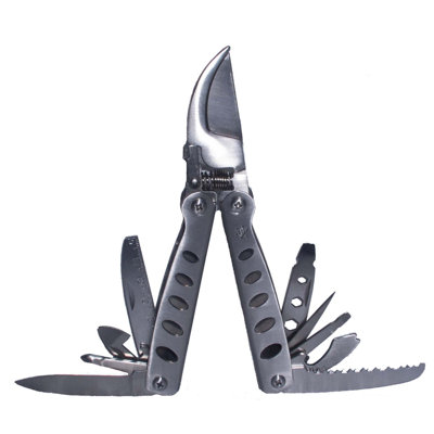 14 Piece Multi-Tool Bypass Pruner W/Pouch