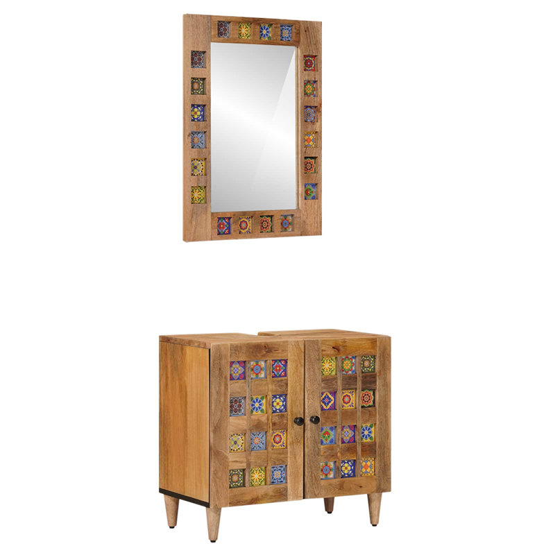 Vanity & Mirror Set