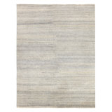 Jaipur Living Origin SAG12 Handknotted Solid White and Gray Runner Rug (3'x12')