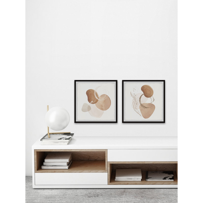 La naissance d'un diptyque étoilé, H 12 po x l 12 po