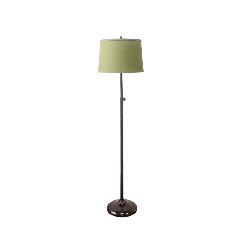 Lampe sur pied 61,75 po Encanto, Bronze frotté à l'huile, Kaki / vert