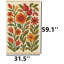 Tapis floral Tuscan Garden