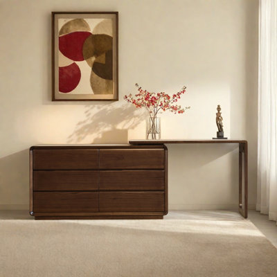 Black Walnut Solid Wood Simple Dresser