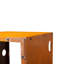 60cm W Cor-Ten Steel Log Rack