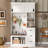 Modern Entryway Bench with Coat Rack
