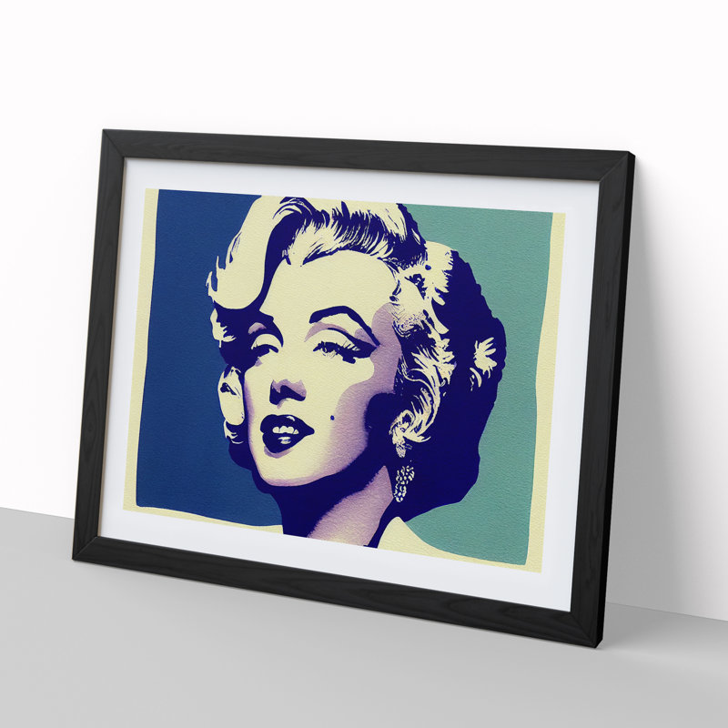Pop Marilyn Monroe - Framed Print