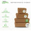 Boîte à lunch écologique en papier kraft 49Oz, résistant à la graisse, recyclable (50)