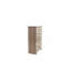 Finition naturelle en bois frappant de la commode 1 pièce avec tiroirs en chêne gris rustique / finition brune