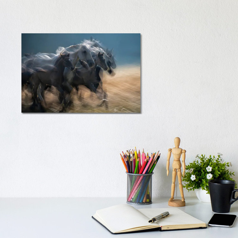 First in Line by Milan Malovrh - Wrapped Canvas Graphic Art 1 Piece Wrapped Canvas Wall Art, 20.32cm H x 30.48cm W x 1.91cm D