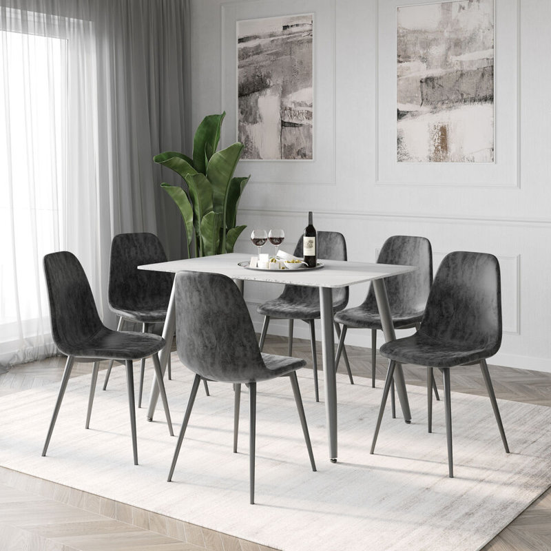 35.06cm H Metal Accent, Black