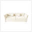 Grand canapé-lit coulissant de 74,4 po, canapé-lit convertible avec motif capitonné en tissu fait à la main, causeuse en velours multifonctionnel pour salon, chambre à coucher, appartement, beige / blanc