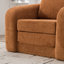 Lit simple convertible orange avec rembourrage en mousse haute densité, accoudoirs et, pour la chambre à coucher, lit antidérapant et antidérapant, mousse, appartement
