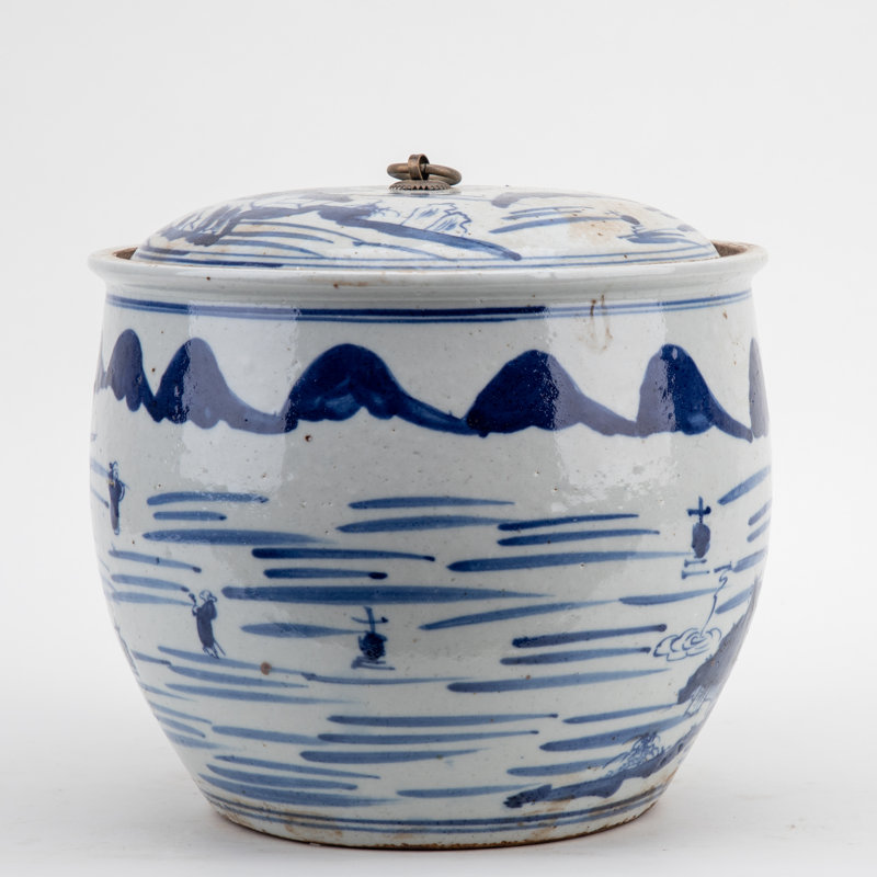 Handmade Porcelain Ginger Jar